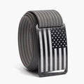 Grip6 Men's Black Flag Belt--navy strap