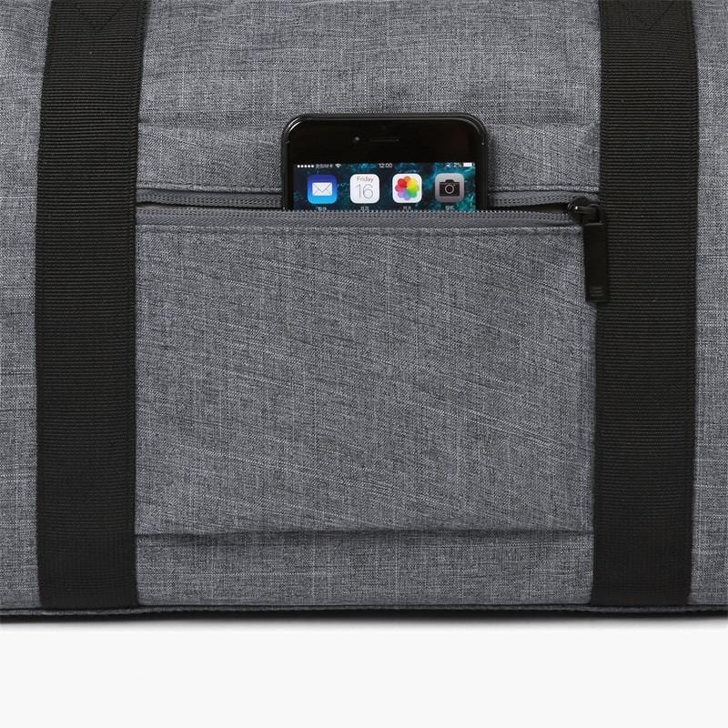 Carry On Duffel Bag--side pocket