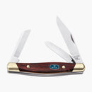 buck 303 cadet rosewood knife--side view blades extended