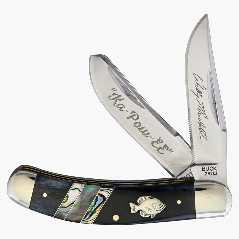 Buck Wally Marshall Sowbelly Trapper Knife