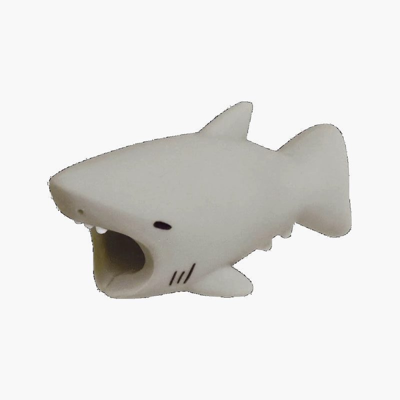 Cable Bites iPhone Lightning Cable Protector--great white shark