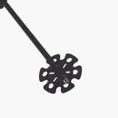 Crescent Moon Blue Trekking Poles--tip close up view