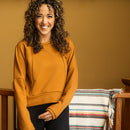 DESO Leland Pullover Desert Camel-lifestyle view