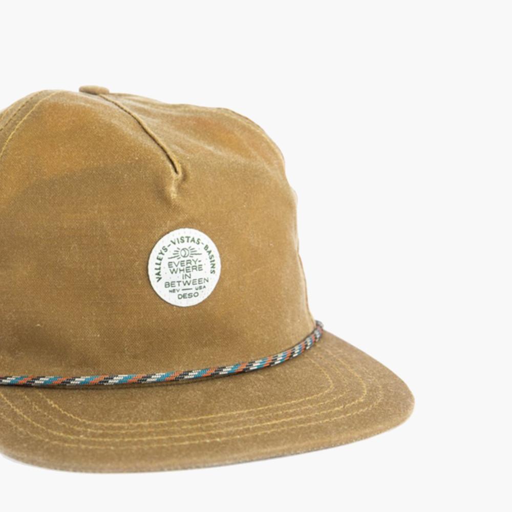 Everywhere in Between Waxed 5-Panel Field Tan Cap