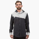 Deso Supply Co. Osma Pirate Black Shirt Jacket--on model