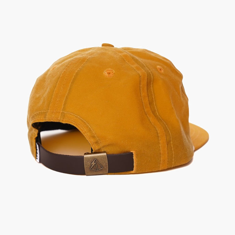 deso supply co past life 5 panel  hat rover yellow - back view