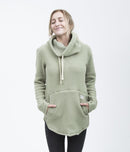 Deso Supply Co. Tallac Oil Green Pullover--on model