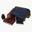 Hobo Canvas Messenger Bag--spilled