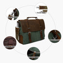 Vintage Messenger Bag--features