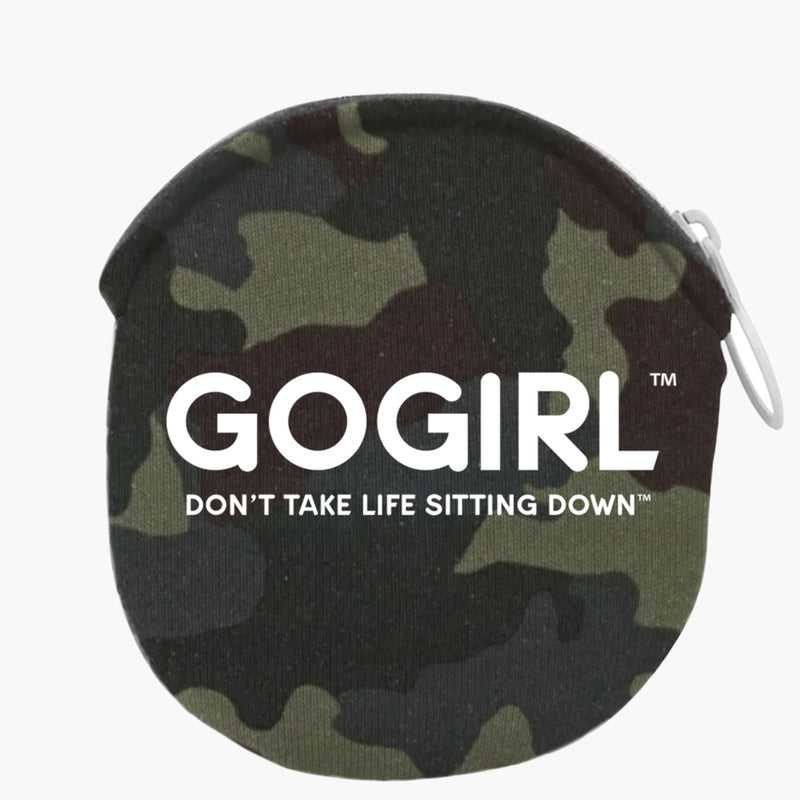 gogirl travel coolie camo - front view