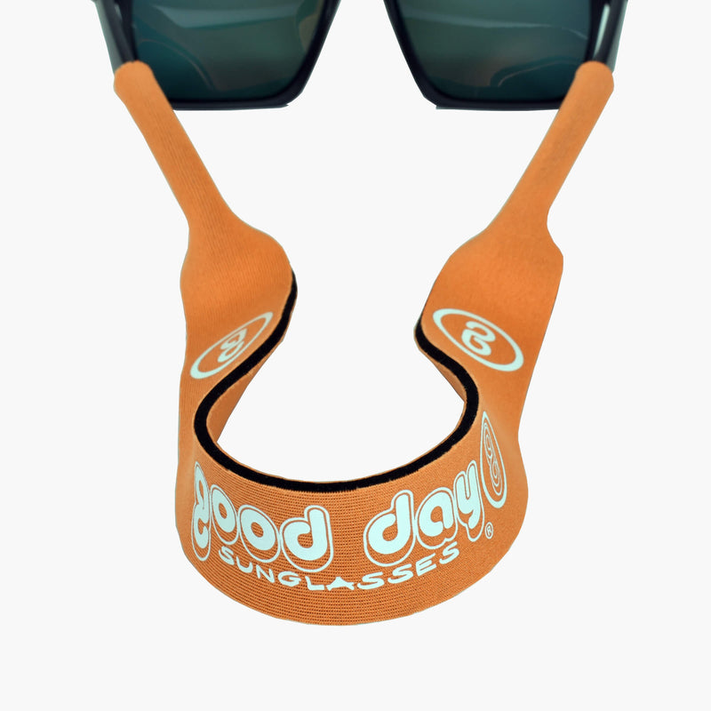 Good Day Sunglasses Orange Sunglasses Strap--On sunglasses