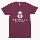 Advanced Primate Gorilla Soft Tee--Tri-Cranberry