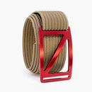 Grip6 Men's Slope Ember Belt--khaki