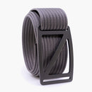 Grip6 Men's Slope Gunmetal Belt--grey