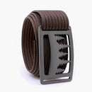 Grip6 Uinta Gunmetal Belt--mocha
