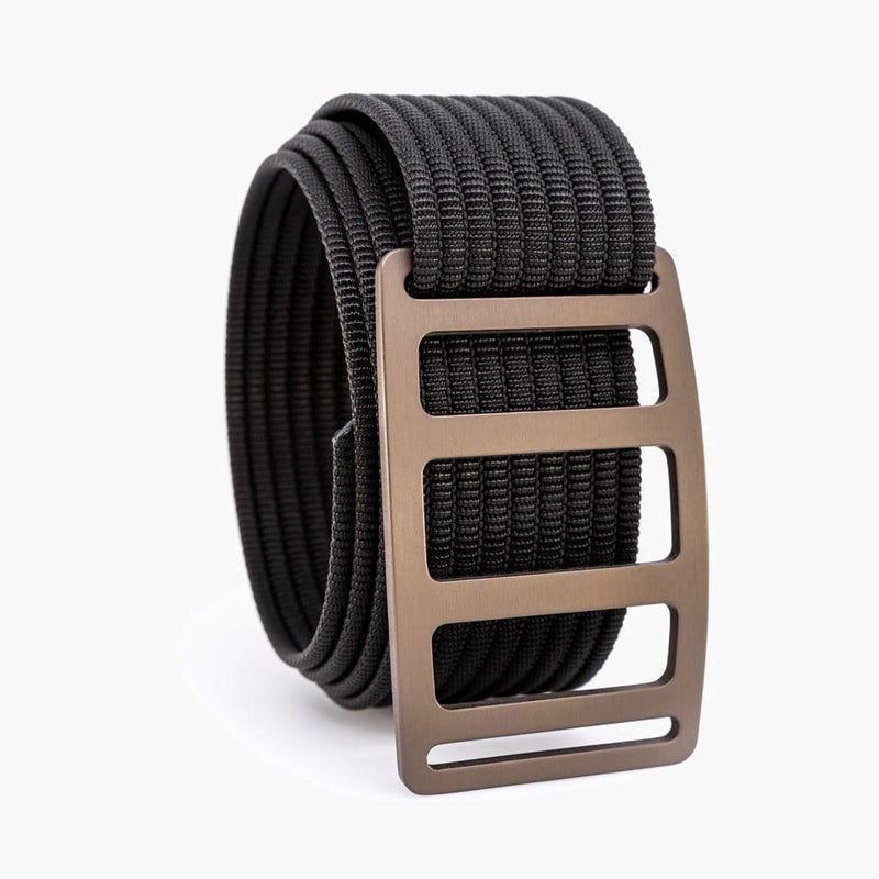 Grip6 Men's Vert Bronze Belt--black