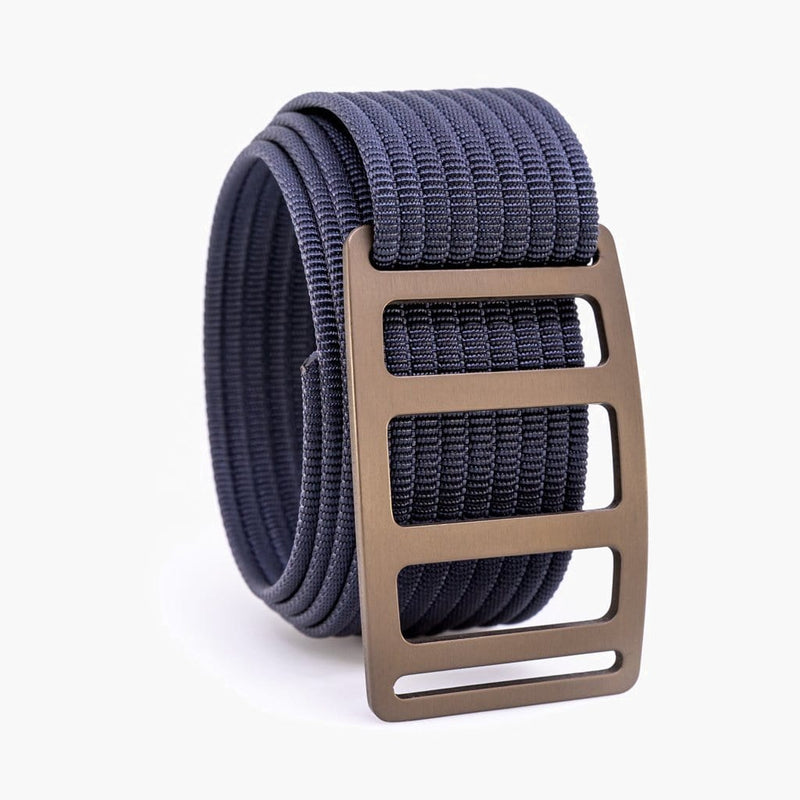 Grip6 Men's Vert Bronze Belt--navy