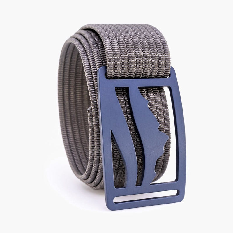 Grip6 Wasatch Blue Belt--gray