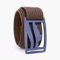 Grip6 Wasatch Blue Belt--mocha