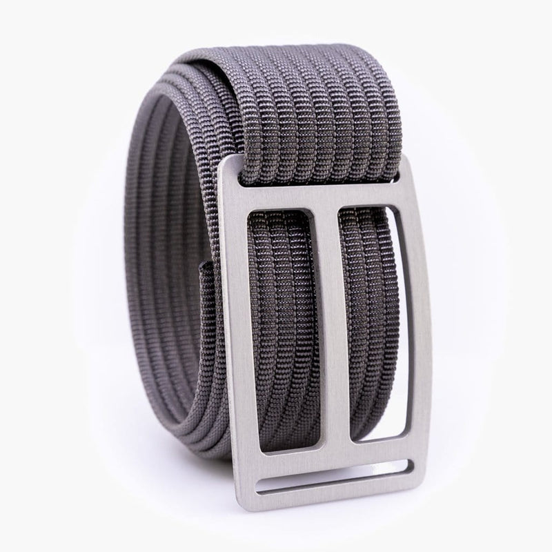 Steel Grey Elastic Belt