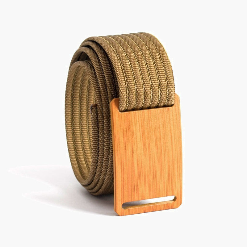 Grip6 Women's Craftsman Bamboo Belt--khaki