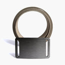 Grip6 Women's Classic Gunmetal Belt--buckle--close up
