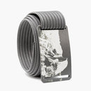 Grip6 Men's Mountain Half Dome Belt--Grey 