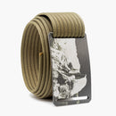 Grip6 Men's Mountain Half Dome Belt--Khaki 