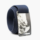 Grip6 Men's Mountain Half Dome Belt--Navy 