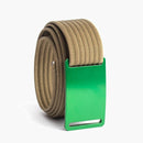 Grip6 Women's Classic Moss Belt--khaki