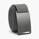 Grip6 Men's Classic Gunmetal Belt--grey