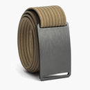 Grip6 Men's Classic Gunmetal Belt--khaki