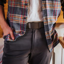 Grip6 Men's Classic Ninja Belt--closeup on model