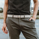 Jelt Limited Edition Khaki Tan Elastic Belt--worn