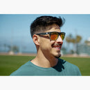 knockaround sport sunglasses morning moon torrey pines - lifestyle view