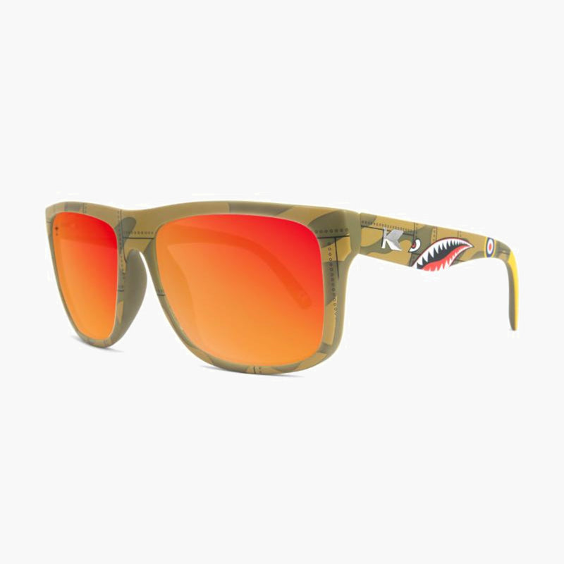 knockaround affordable sunglasses flying tigers torrey pines le - threequarter view