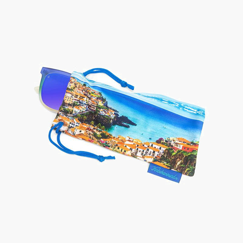 knockaround affordable sunglasses porto paso robles limited edition - pouch view