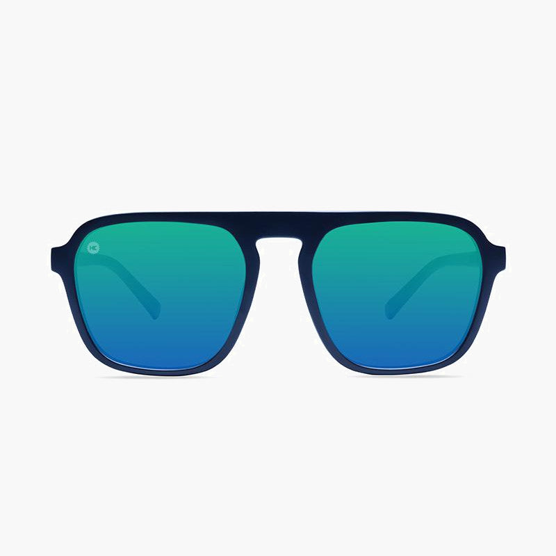 knockaround affordable sunglasses rubberized navy rider pacific palisades - front view