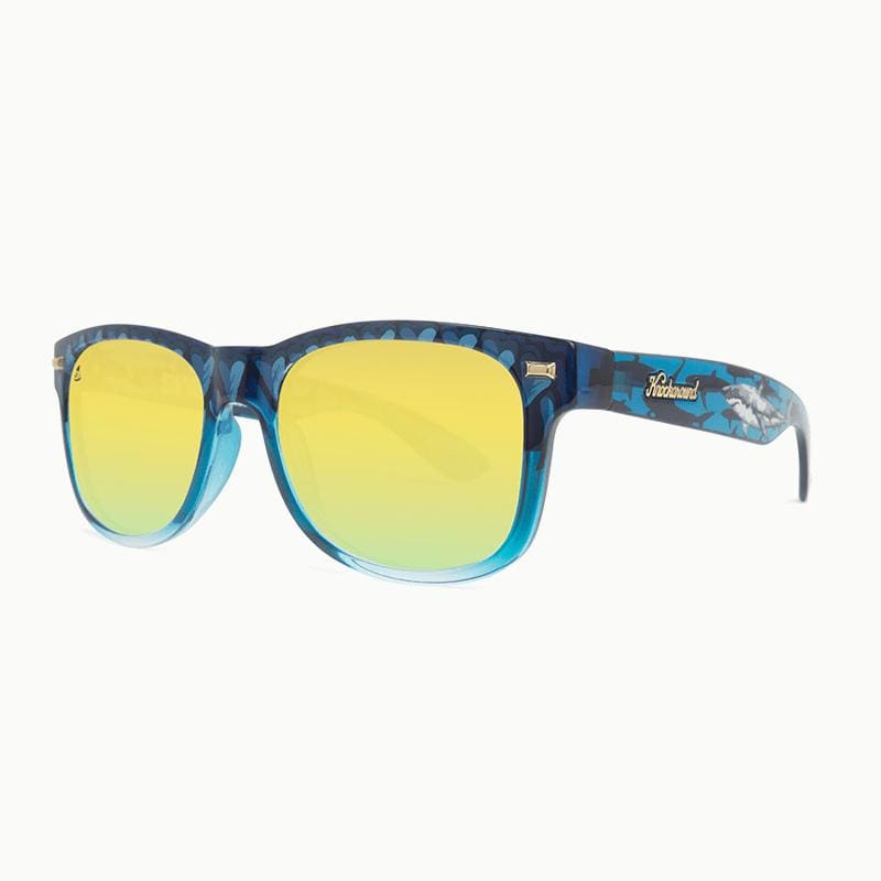 Knockaround Discovery Channel Shark Week Sunglasses 2020--lower left view