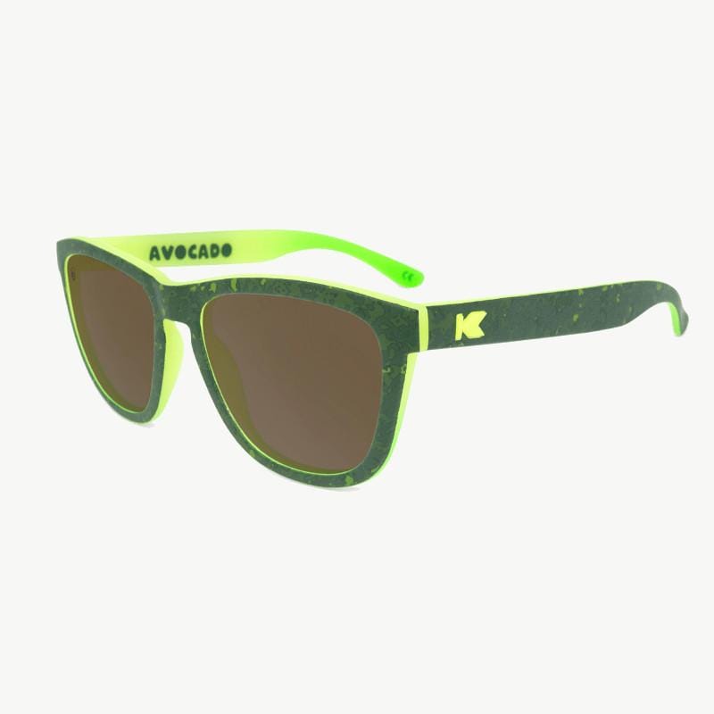 Knockaround Avocado Limited Edition Sunglasses--top left view