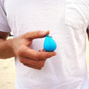 Matador Droplet Wet Bag--Blue--storage--in hand