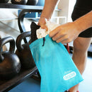 Matador Droplet Wet Bag--Blue--gym clothes