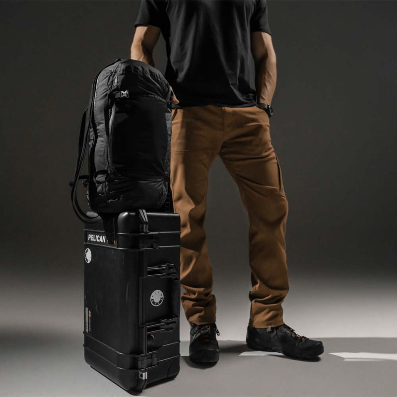 matador freefly packable duffle--roller luggage view