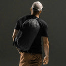 matador freefly packable duffle--over shoulder view