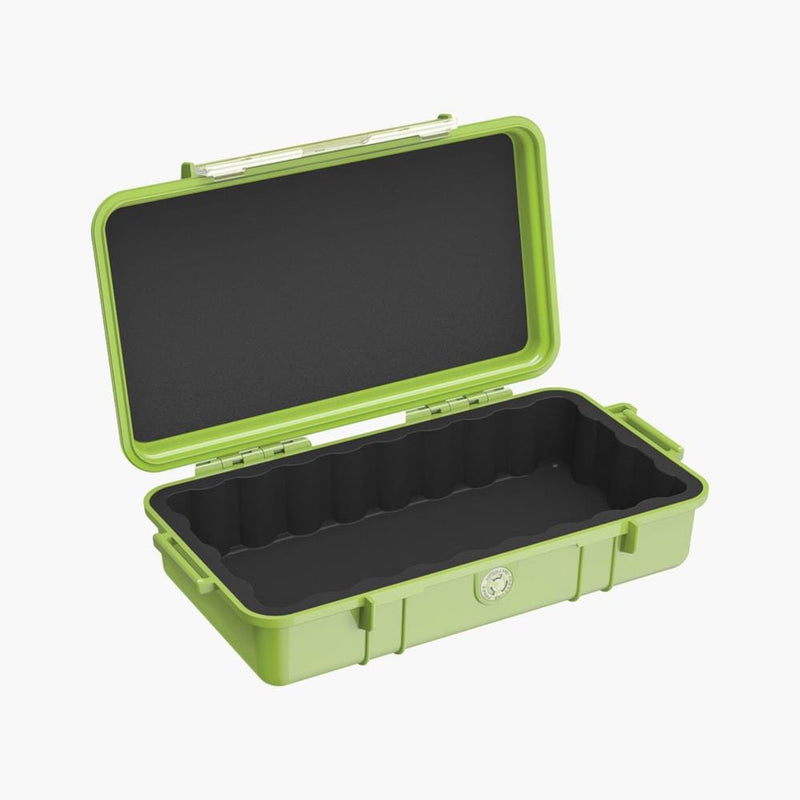 Micro Case 1060 Bright Green--open case view
