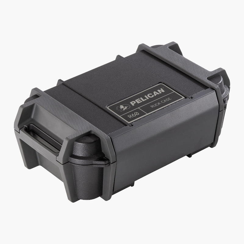 Pelican R60 Ruck Case Charcoal--top angle view