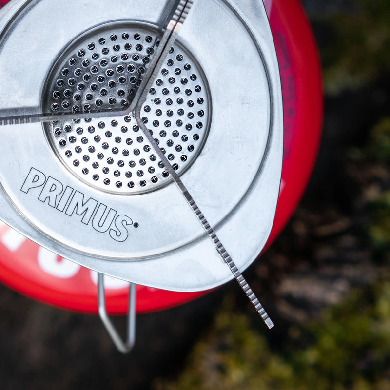 Essential Trail Backpacking Stove--lifestyle closeup view
