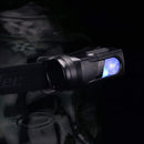 princeton tec snap rgb headlamp - blue light view
