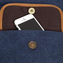 Hobo Canvas Messenger Bag--cell phone pocket