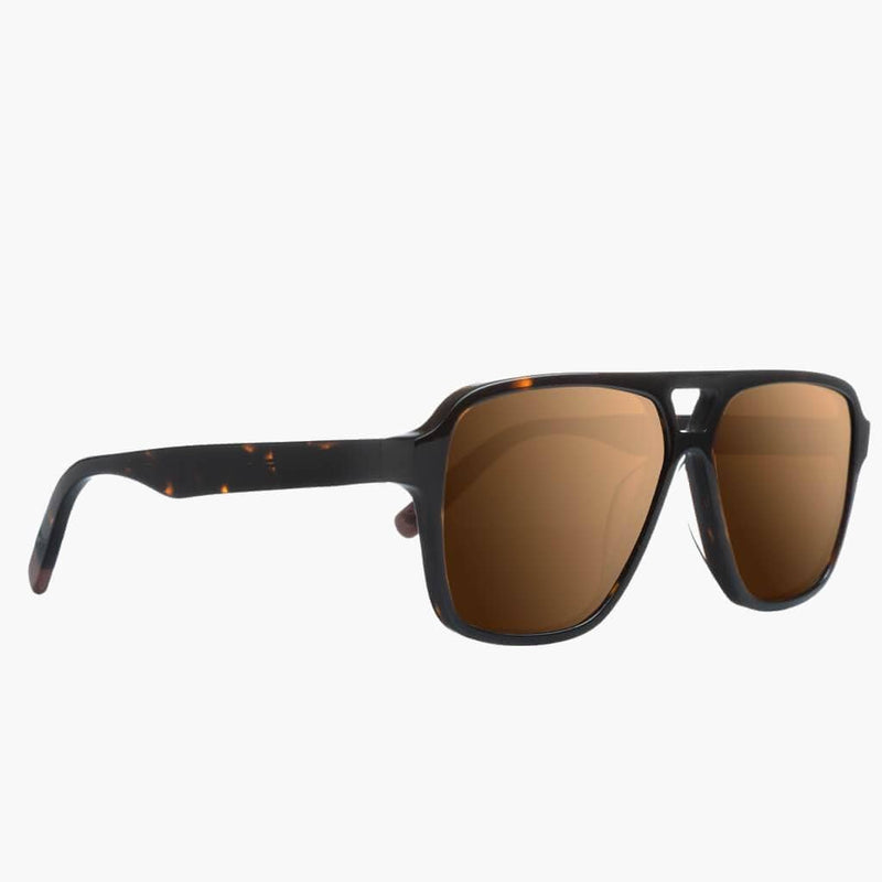 Bruneau Tortise/Brown Polarized Lens--Side View